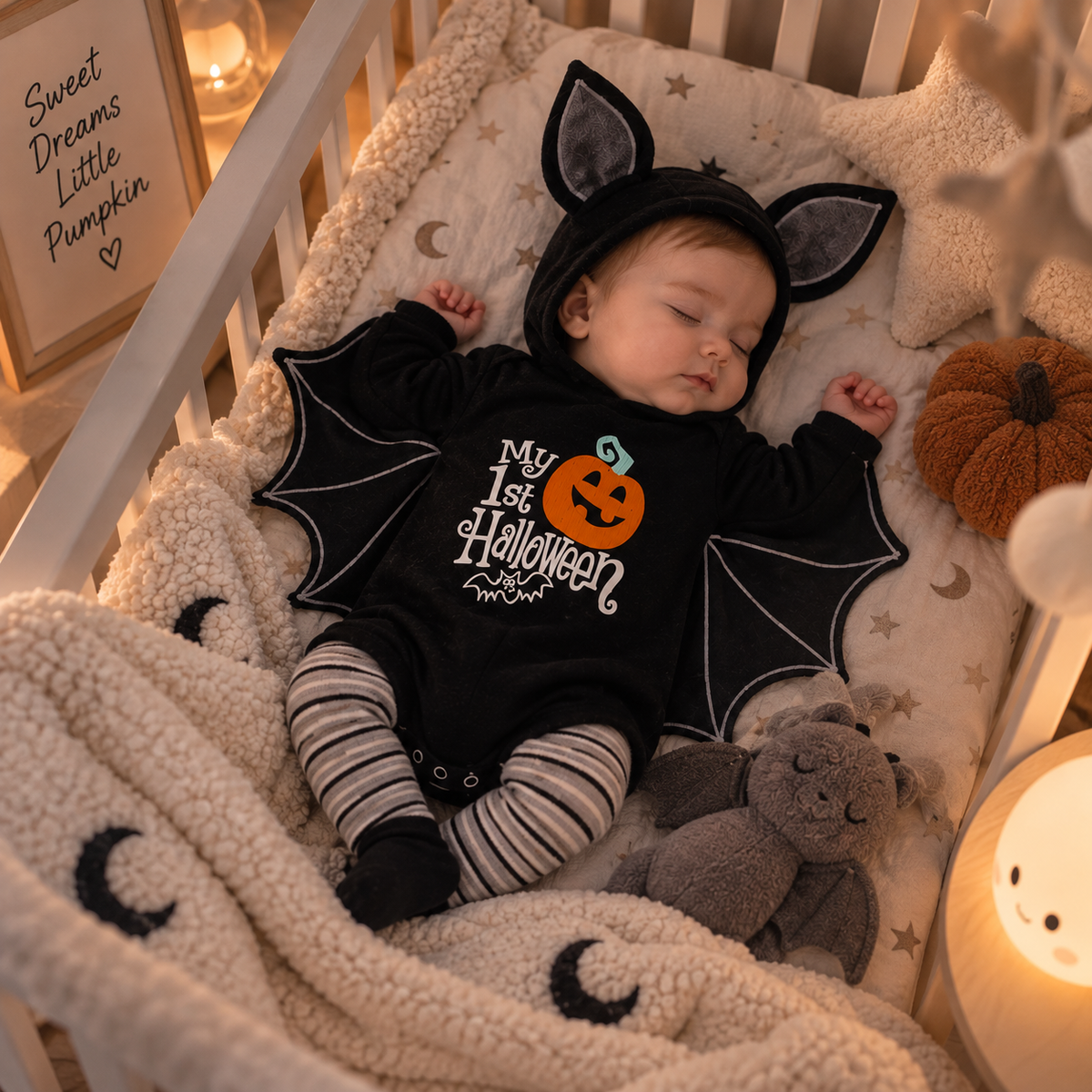 Baby Halloween Bat Costume By Almery